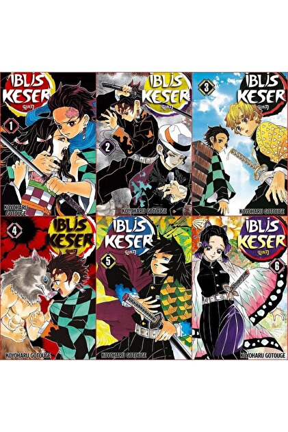 Gerekli Şeyler Yayıncılık Iblis Keser Demon Slayer 1-2-3-4-5-6-7-8