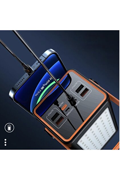 Enshall 70.000 Mah Led Aydınlatmalı Taşıma Askı Hızlı Şarj 22,5w
