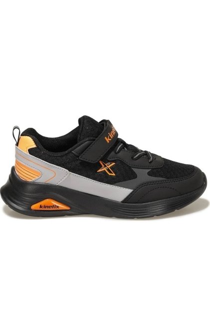 Stark Black Gray Neon Orange Detail Sports Shoes 32-37