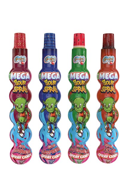 Mega Ekşi Sprey Şeker ( Cola-watermelon -raspberry -strawberry)