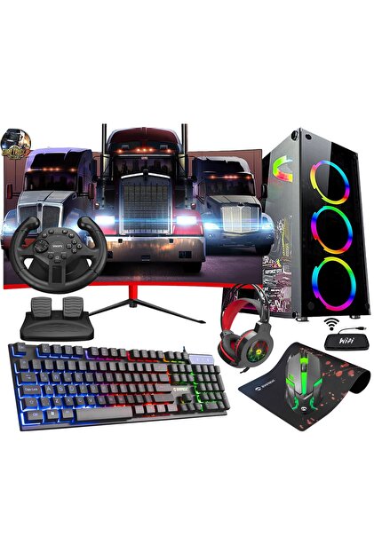 Zeiron Dr11 I5-3470 16gb 256gb Ssd+ 500gb Hdd Gtx1050ti 23.8