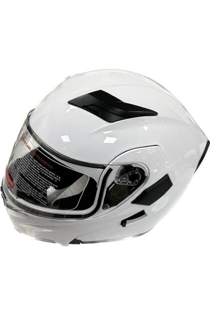 Venom Jk 902 White Çene Açılır Motosiklet Kaskı - Fiyatı, Yorumları