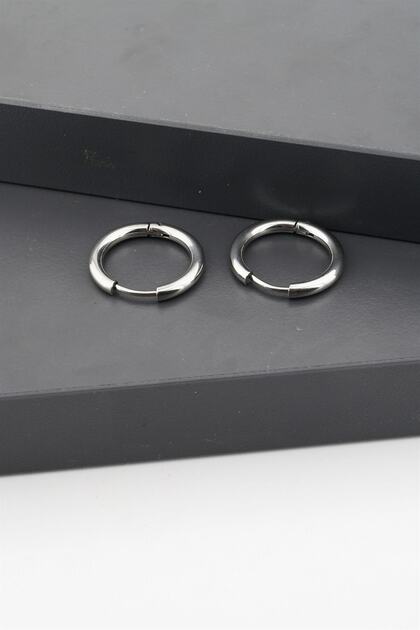 Women's 316l Stainless Steel Basic Clip 1.5 Cm Hoop Earrings
