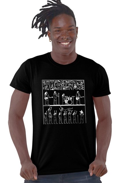 Pharaoh Rock Black Short Sleeve Men's T-shirt