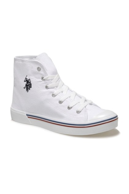 Men's White Cloth Sports A U.s. Polo Assn. 101013392 Penelope High 1fx