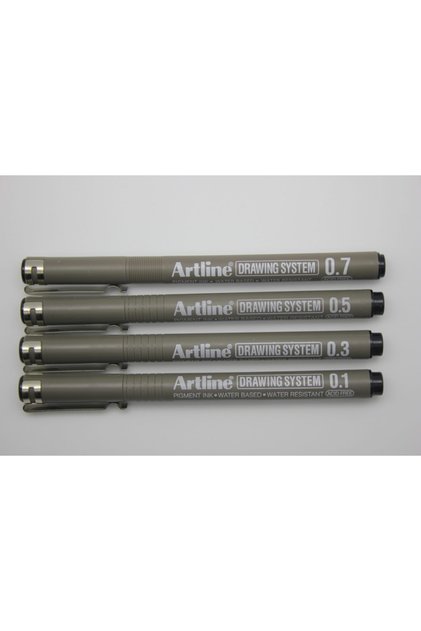 Çizim Teknik Çizim Kalemi 4'lü Set