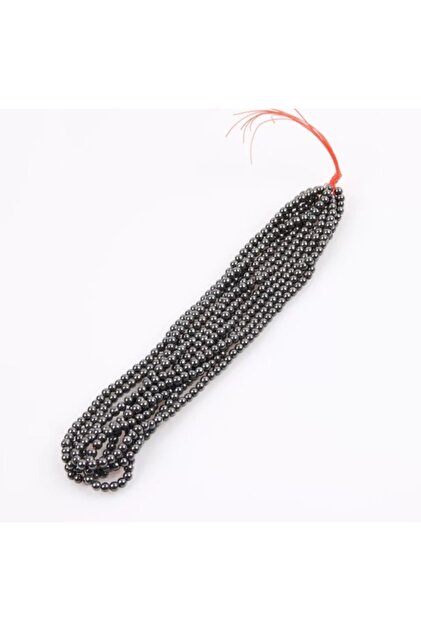 1 String Natural Hematite Stone Natural Stone 4mm Natural Stone