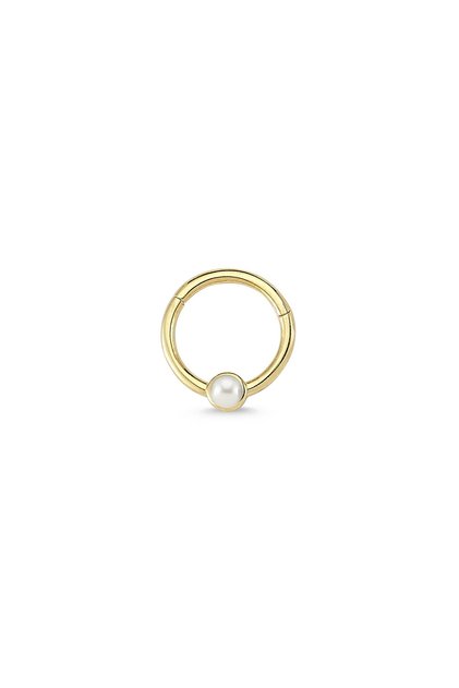 Altın Inci Halka Helix Piercing
