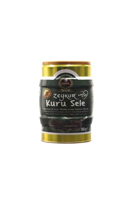 Tuzsuz Kuru Sele Diyet Light Siyah Zeytin 900 g