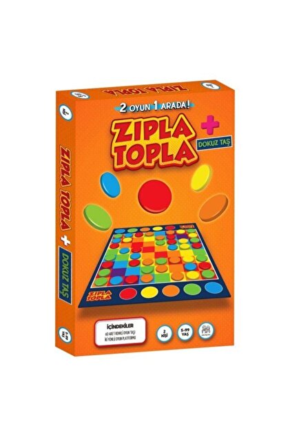 Tes Yayıncılık Zıpla Topla (2 Kişilik Skippity + Dokuz Taş Oyunu