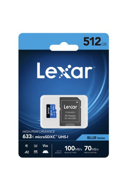 Lexar 512 Gb 633x U3 100mb/s Micro Sdhc Hafıza Kartı Lx512gb633x