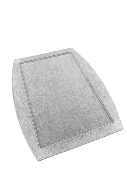New Sertex Fabric Gray Jewelry Service Box Table (aydındecor)