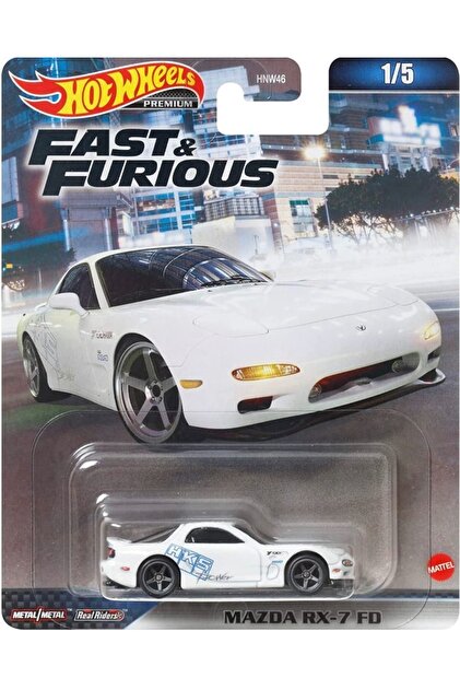 HOT WHEELS Premium Fast And Furious Mazda Rx-7 Fd Nadir Model