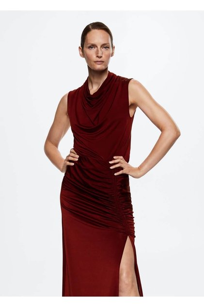 Draped Pencil Skirt