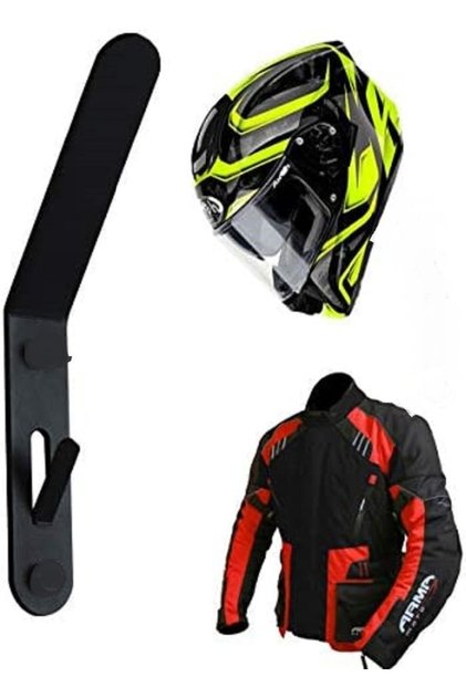 Black Motorcycle Helmet Holder,metal Helmet Hanger, Gear Hanger