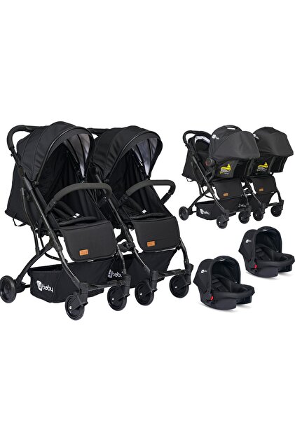 ABC Design 2025 Zoom 2 Coal İkiz Bebek Arabası - Fiyatı, Yorumları