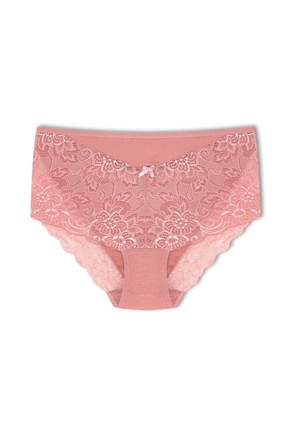 Mink Front and Back Lace Plus Size Cotton Bato Women's Panties