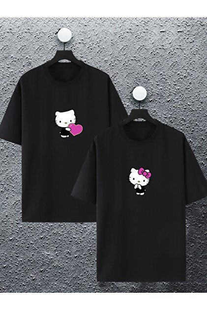 Joza Outdoors Women Men Hello Kitty And Daniel Printed Lover