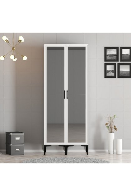 Kumsal 2 Kapılı Gardrop Rr - Beyaz