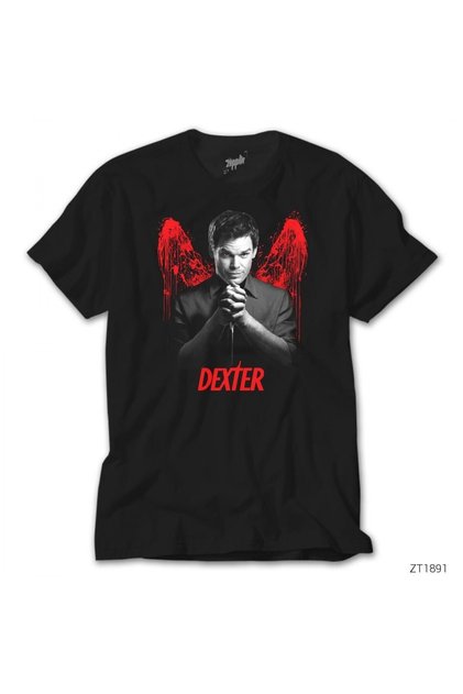 Dexter Blood Wings Black T-Shirt