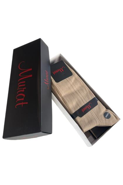 6 Pairs of Men's 100% Cotton Ecru Seamless Seasonal Diplomat Socks