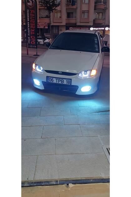 Hyundai Accent Uyumlu Yumurta Kasa - Far Içi U Tip Rgb Angel 16 Renkli
