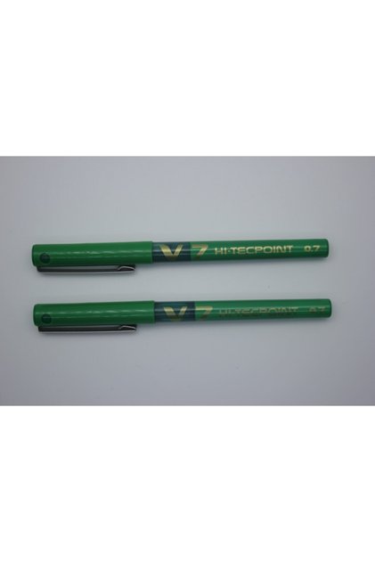 قلم رولير ذو رأس إبرة من V7 Hi-tecpoint Bx-v7-g-e 0.7 ملم أخضر