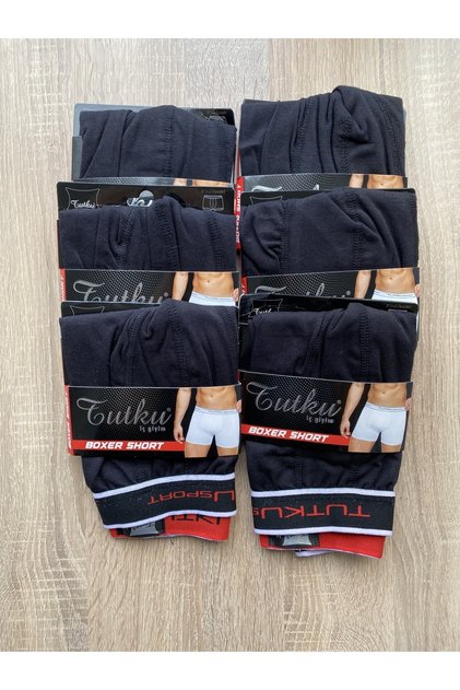 Men's Elastane Sports Boxer 6 Pieces