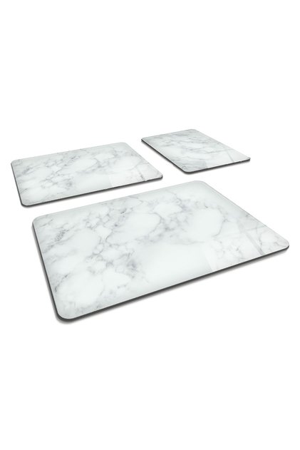 Classic Marble Look| Glass Cutting Board Set of 3