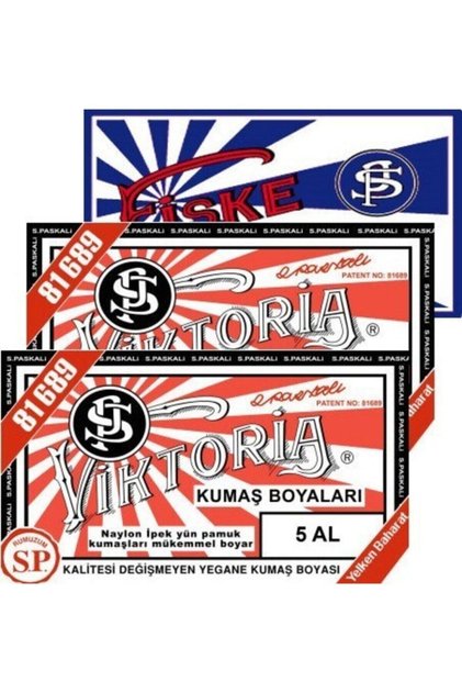Al 2pk+fiske Sabitleme 1pk Kumaş Boyası