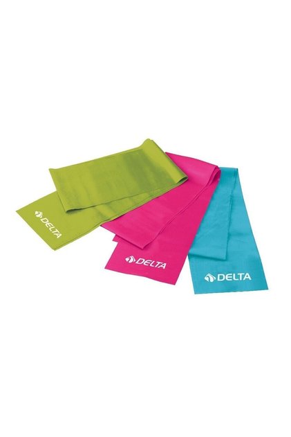 3 'lü Pilates Bandı 150 Cm X 15 Cm Egzersiz Direnç Lastiği