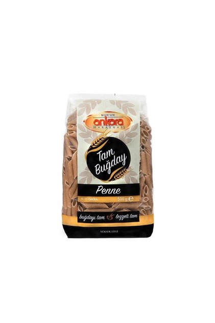 Makarnası Tam Buğday Makarna Kalem Makarna 500 Gr Kalem Tam Buğday Makarna