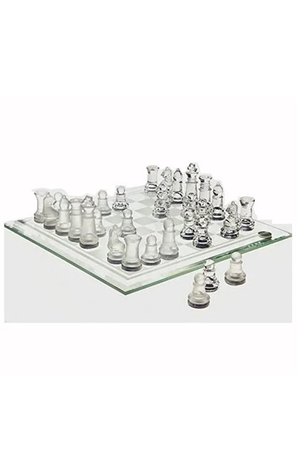 Glass Chess Set 30 X 30 Cm Glass Chess