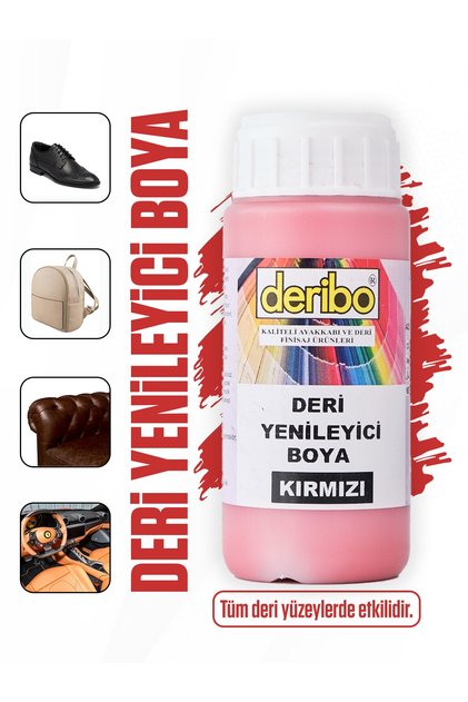 Deri Eşya, Ayakkabı, Koltuk, Direksiyon, Çanta, Deri Yenileyici Boya. 100ml. Sünger Hediyeli.