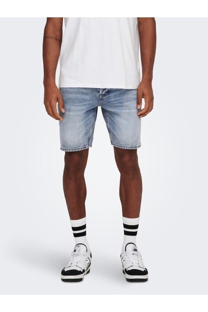 Only&sons Men's Denim Shorts Onsedge L. Blue 4846 Short 22024846