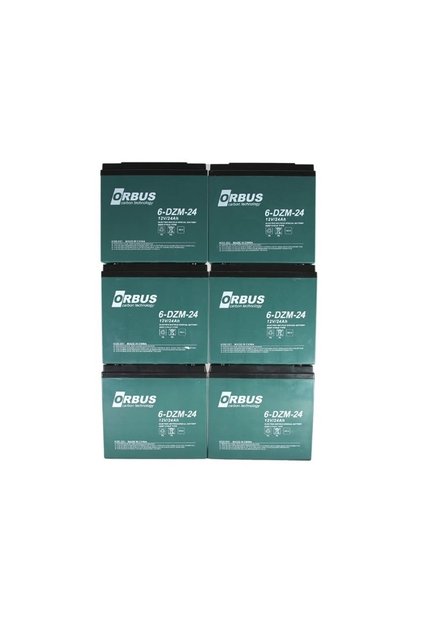 12 V 24 Ah Jel 6,lı Set Elektrikli Motosiklet Aküsü 20ah