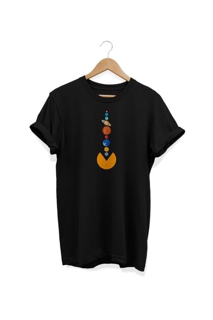 Printed Black T-shirt