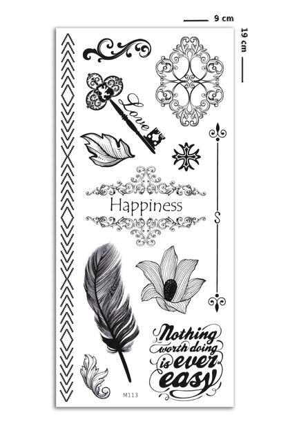 Love Happinss Geçici Dövme