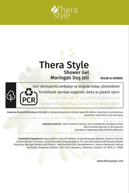 Thera Style Moringa Arındırıcı Vegan Duş Jeli Shower Gel 500ml - 2