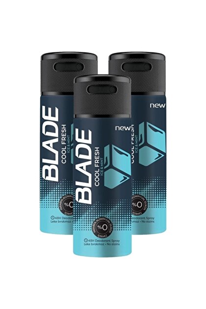 Blade Deodorant Cool Fresh Ice Mınt 150 Ml*3 Adet - Fiyatı, Yorumları