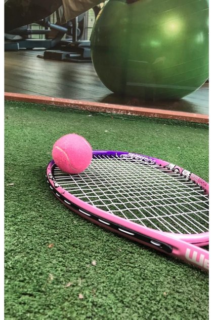 2 Adet Antrenman Tenis Topu Pembe