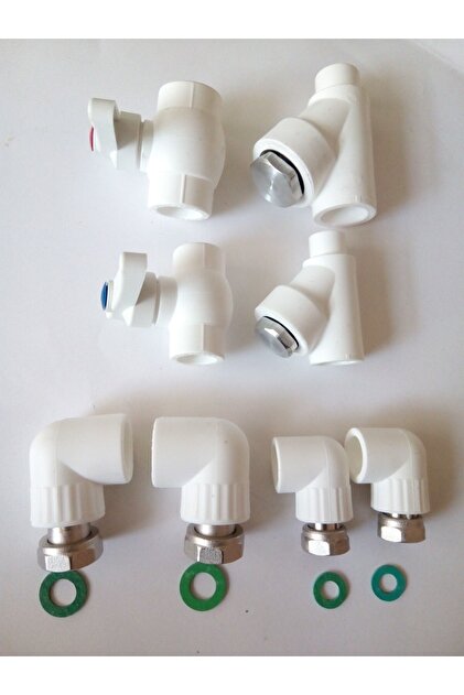 greenfit Kombi Alt Bağlantı Seti Plastik Dirsek 8 Parça - Fiyatı