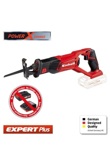 Power-X-Change TE-AP 18 Li Ασύρματο Παλινδρομικό Πριόνι, 2600 Στροφές ανά Λεπτό (RPM)