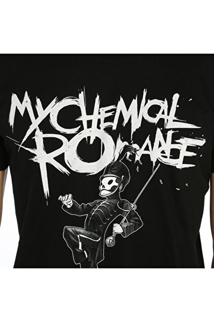 Bant Giyim - My Chemical Romance Siyah Erkek T-shirt Tişört