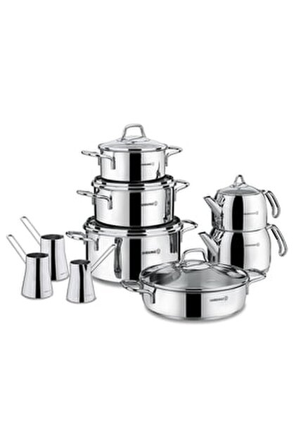 Set di teiere Korkmaz Vertex - 1,0L/2,0L - acciaio