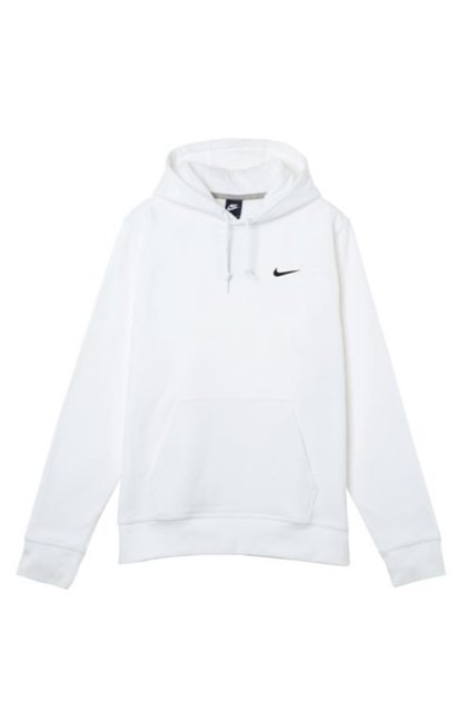 Mens Club Pull Over Hoodie White 611457-100