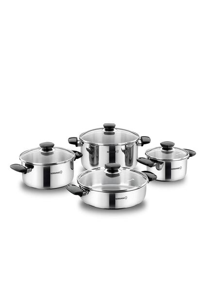 KORKMAZ A1678 Kappa 8 Parça Tencere Seti - Fiyatı, Yorumları