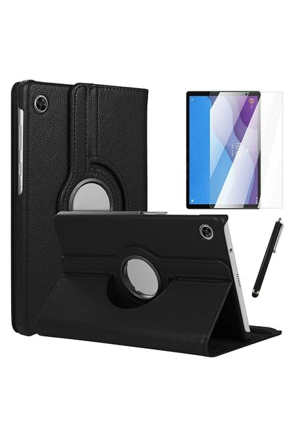 Huawei Matepad T10s 10.1 Inç Kılıf Uyumlu Dönebilen Kılıf Ekran Koruyucu Dokunmatik Kalem