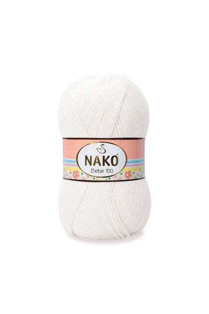 Bebe 100 208 5 Adet Bebe Ipliği Beyaz
