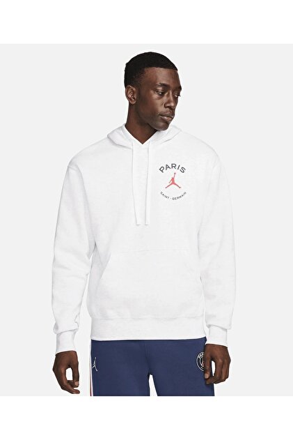 Nike Jordan M J Psg Fleece Hoodie Erkek Gri Sweatshirt - Fiyatı